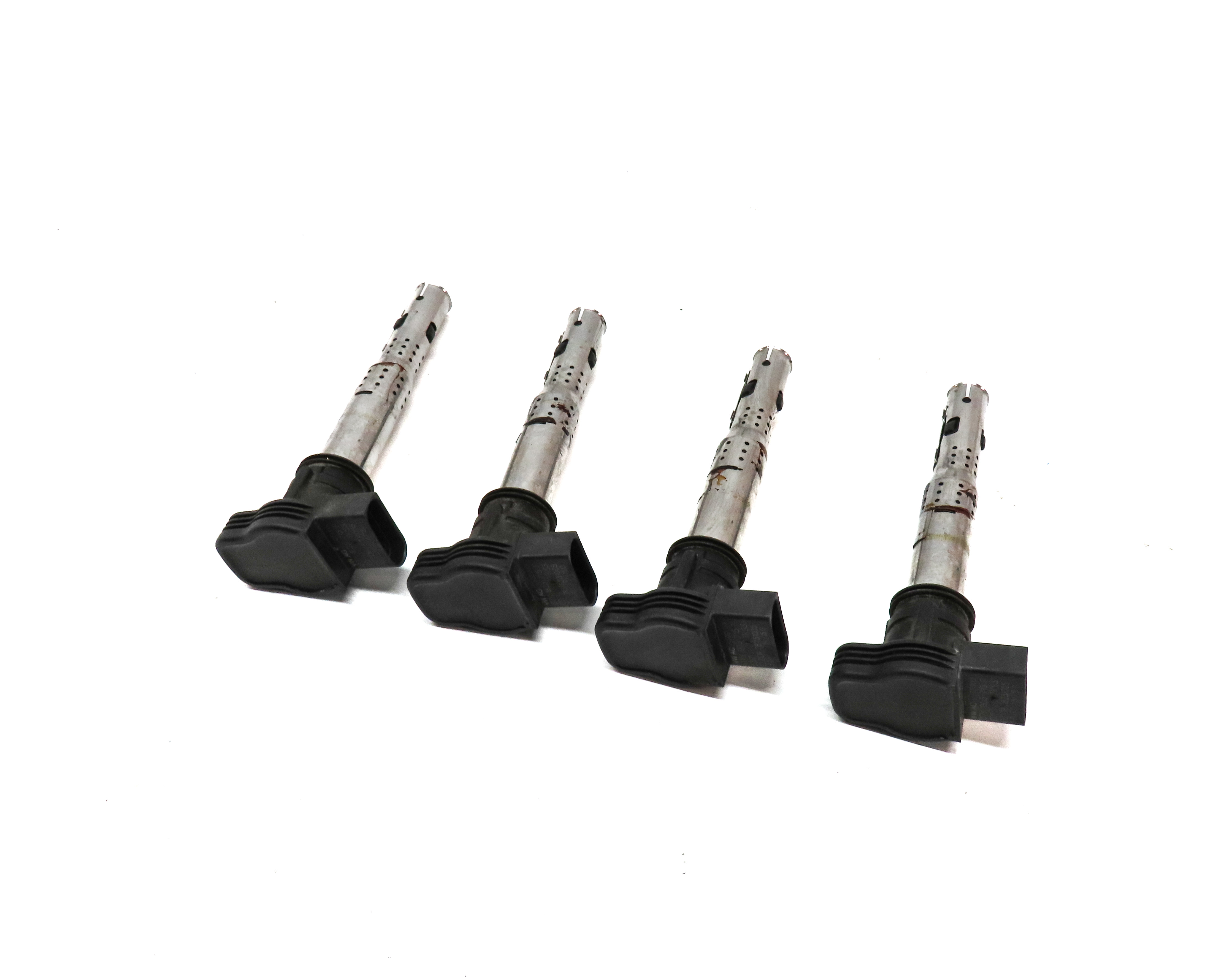 07-17 AUDI A3 A4 S4 A5 S5 A6 Q3 Q5 R8 TT BEETLE JETTA - 2.0L IGNITION COIL SET 4 — exact item pictured